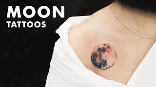 18 Beautiful Moon Tattoo Designs