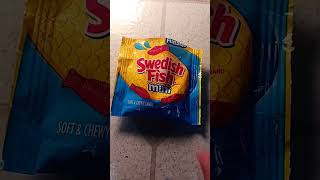 Asmr/ Opening a bag of mini Swedish Fish.#AsmrCandy