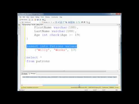 SQL CHECK Constraints SQL CHECK Constraints