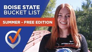 Boise State Bucket List | Ep.1 | FREE things to do in Summer!