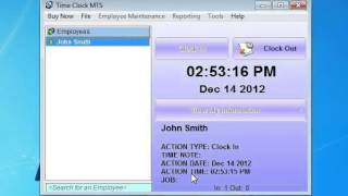 Time Clock MTS - Getting Started