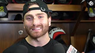 Drake Batherson, Claude Giroux, Jake Sanderson, Noah Gregor, Travis Green Postgame Media vs TBL