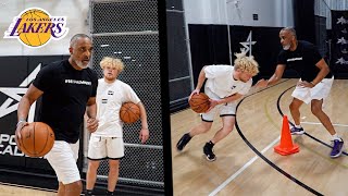 Los Angeles Lakers COACH Puts Me Through NBA Workout!
