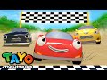 Racing cars Speed & Shine🏎️ | Tayo Race Car Songs for Kids | Nursery Rhymes | Tayo the Little Bus