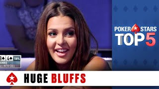 Top 5 Best Poker Bluffs ♠️ Poker Top 5 ♠️ PokerStars Global