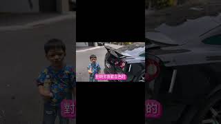 我兒子不喜歡黑色的車車………有當爸爸的兒子會這樣嗎？.#gtrr35 #東瀛戰神￼#童言童語#可愛#