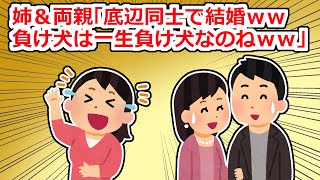 【修羅場】両親と姉は私が結婚する時に散々pgrしたのに、その後は…【2chスレ】