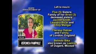 Veronica Pamphile ~ Long Obituary