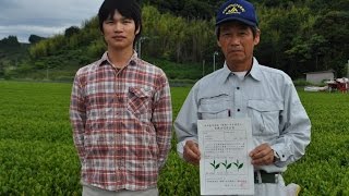 静岡・牧之原　茶草場農法のお茶作りChagusaba Farming Methods Certified by the World,Japansese green tea