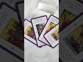 Purple Tarot Deck with Keywords