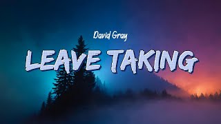 David Gray - Leave Taking (Lyrics)