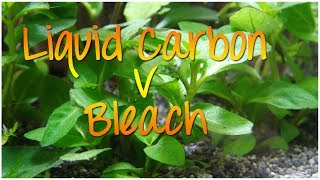 Aquascape and BBA, liquid carbon v bleach