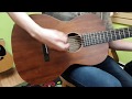 Sigma all-Mahogany solid top Acoustic guitar demo at Basone Guitar Shop in Vancouver