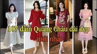 V1840. 107 mẫu váy đầm Quảng Châu dài đẹp đi dự tiệc cao cấp sang trọng mới nhất Tphcm, Hà Nội