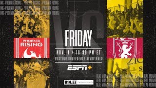 2019 USL Championship Playoffs: Phoenix Rising FC vs. Real Monarchs SLC