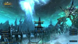 World of Warcraft Wrath of the Lich King classic login screen