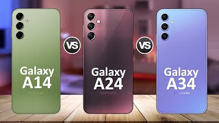 Samsung Galaxy A14 4G vs Samsung Galaxy A24 4G vs Samsung Galaxy A34 | Side by Side Comparison