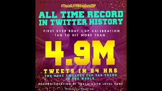 4.9 Million Thala Ajith Birthday Common DP  Twitter Record  Video Proof  #Thala #Ajith #Twitter