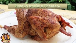 How to Smoke a Pheasant | With Slap Ya Mama Cajun Seasoning