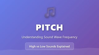 Pitch: Frequency of Sound Waves Explained | Sound Physics for Beginners