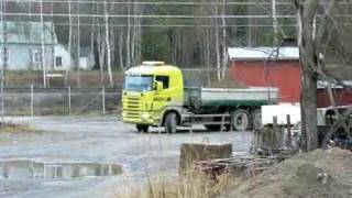 Ljungbymaskin Loading Scania Truck