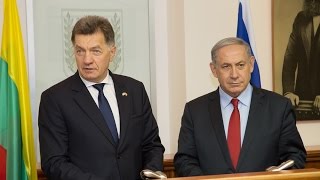 Premjeras A. Butkevičius susitiko su Izraelio premjeru Benjaminu Netanyahu