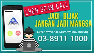 LHDN (Lembaga Hasil Dalam Negeri) Scam Call - Macau Scam  - Live 📞 2021 edition 😱