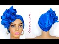 Trendy V-shaped turban cap with ruffles [Easiest method]