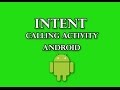 Intent in Android | Calling Activity