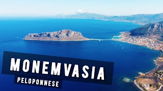 Monemvasia by drone, Peloponnese | GREECE 🇬🇷