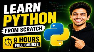 Learn Python in One Video | Complete Python Course 2026 (9 Hours + Projects)