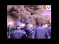 WRAP Serb protesters clash with police and NATO peacekeepers