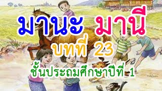 มานะ มานี ป. 1 บทที่ 23