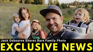 Jack Osbourne Shares Rare Family Photo with Wife Aree Gearhart and All Four Kids: 'Ranch Hands'