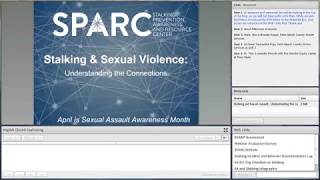 Stalking and Sexual Violence: Understanding the Connections Webinar