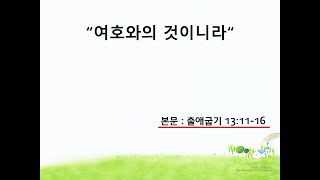 2025년 01월 08일 선교제일교회 수요예배