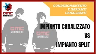 Impianto canalizzato VS impianto split