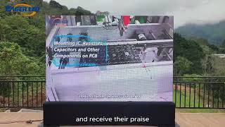 Costa Rican customer feedback EA1000C6 rental LED display丨rental LED screen provider