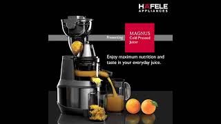 #HafeleHealthCheck with Hafele Magnus Juicer