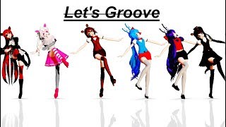 【MMD x FNAF】Let's Groove