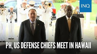 PH, US defense chiefs meet in Hawaii