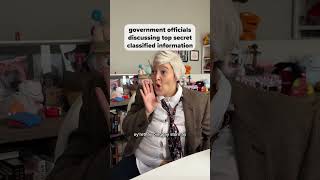 Government Officials Discussing Top Secret Classified Information