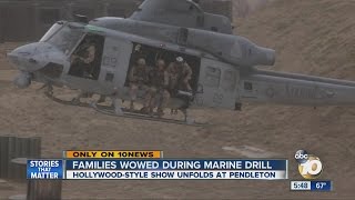 Families wowed during Marine drill