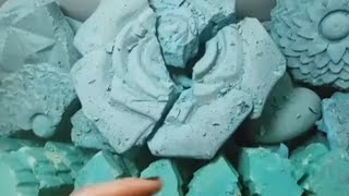 2X Fast 💙🤎Soft Dust Powdery Reformed Gym Chalk Crush Compilation ASMR @ASMRgymchalkIndonesia