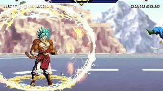 Bogdan mugen #27Nightmare Broly vs goku SSJ5