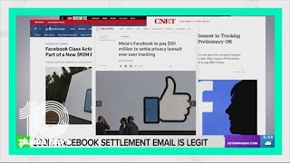 If you got this email about a Facebook settlement, it’s legit. Here’s how to cash in
