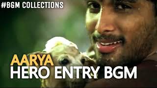 Aarya Hero Entry BGM l DSP l Allu Arjun l