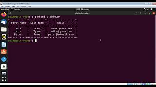 How to use PrettyTable for generating ASCII tables in Python