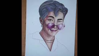 Happy Birthday RM (Kim Namjoon)  | Drawing BTS RM    #bangtan #kimnamjoon #taehyung #btsv #rm #jimin