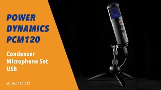 Power Dynamics PCM120 Condenser Microphone Set USB - 173.532